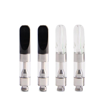 

50pcs/lot bud G5 CBD Vaporizer tank atomizer with Ceramic coil Cartridges Ceramic Drip Tip CBD Atomizer for vape Preheat Battery