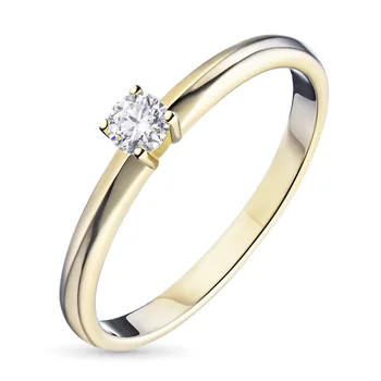 

Yellow gold ring with a diamond e0301kts12154200