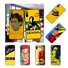 Черный чехол для телефона из ТПУ NBDRUICAI Ayrton Senna корпус Xiaomi Mi9 9SE 8SE