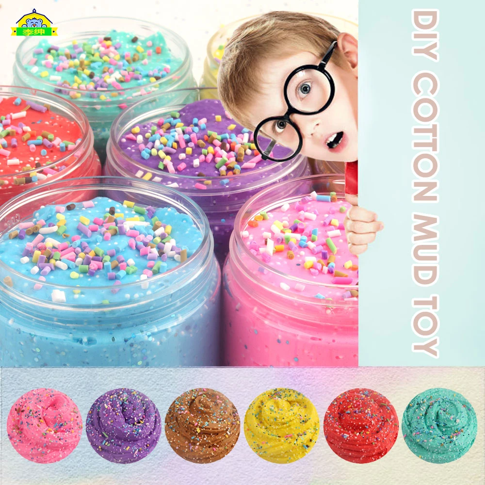 

Fluffy Foam Slime Putty Stress Relief Magic MultiColor Slime Sludge Cotton Mud Toy Slime Toys Antistress Toys Plastice Clay
