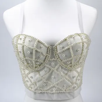 

Corset Gothic Sexy Camisole Crop Top Woman Party Temperament Commute Camisole Female Top 2020 Fashion High Waist Slim Tank Tops