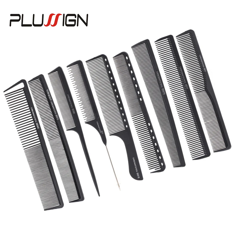 

20 Pieces Hair Comb Black Plastic Hairdressing Styling Combs Fine Tooth Cutting Comb For Salon Or Hotel Salon Hair Care Tools