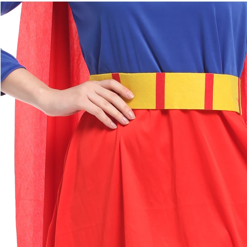 Суперженский плащ и обувь на Хэллоуин; Костюм Супермена для костюмированной вечеринки для взрослых и девочек; суперкостюмы супергероев; Чудо-платье