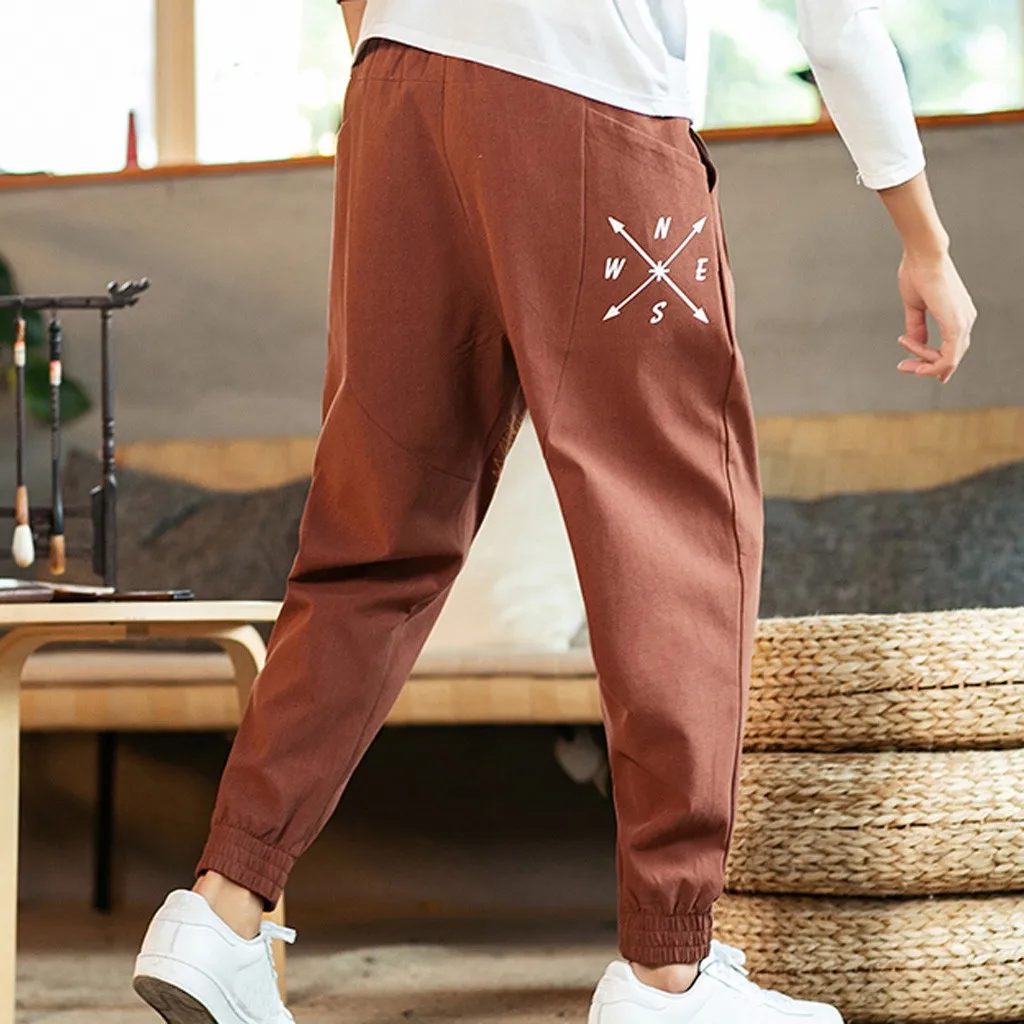 Pantalones hombre, Мужские штаны, повседневные, размера плюс, свободные, с принтом, для улицы, спортивные, шаровары, длинные штаны, ropa hombre roupas