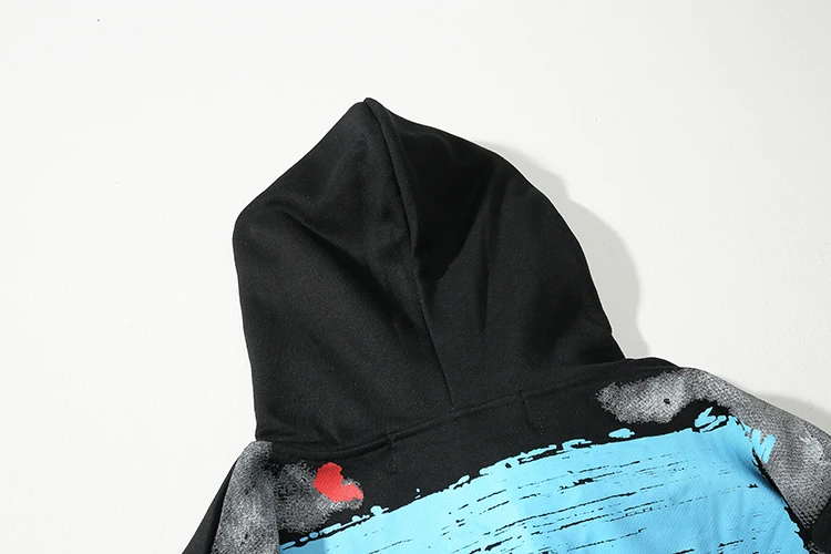 Звездное небо фейерверк стрела 19ss Off-White OW для мужчин/женщин Осень Зима Хлопок Мода Повседневная Свободная Толстовка с капюшоном куртка