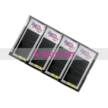 4 лотка наращивание шелковых ресниц шелковые мягкие 8-15 мм ресницы индивидуальные C/D от Yogife beauty