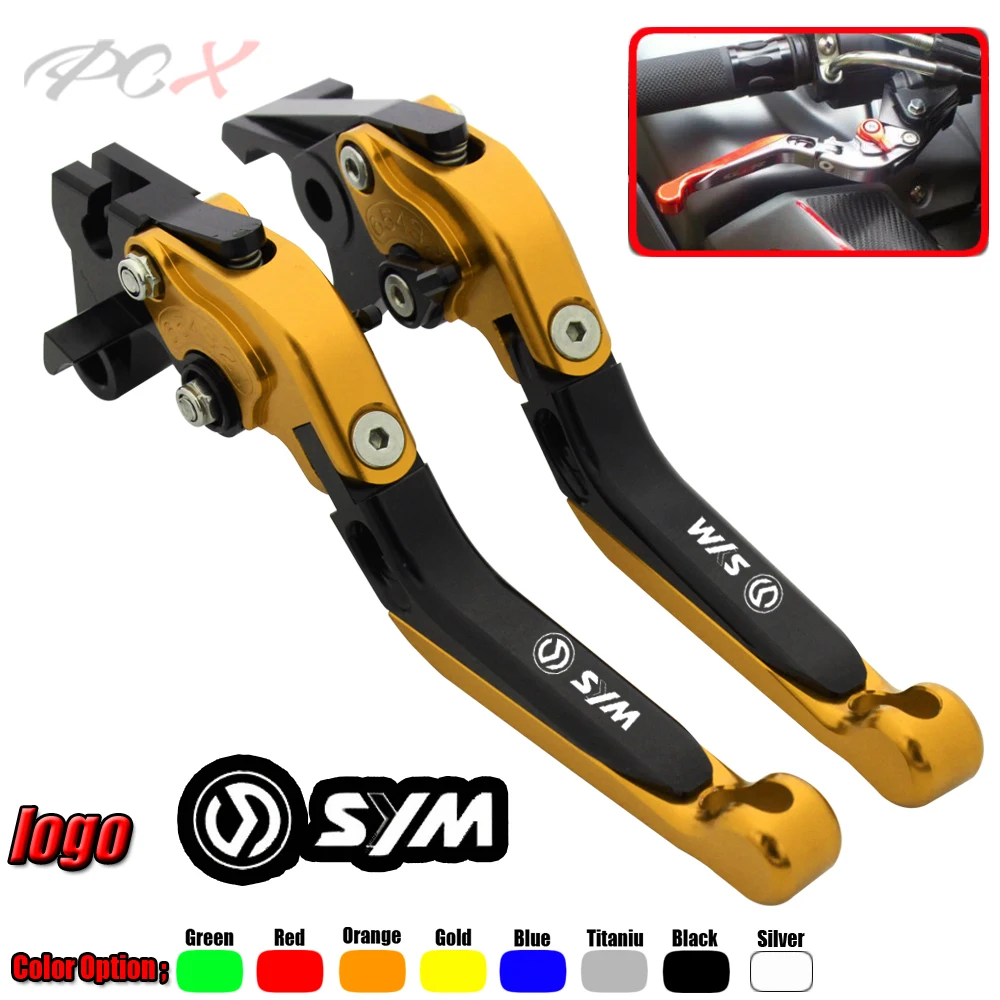 

For SYM CRUISYM 300 2017-2018 2019 folding extendable left right brake levers