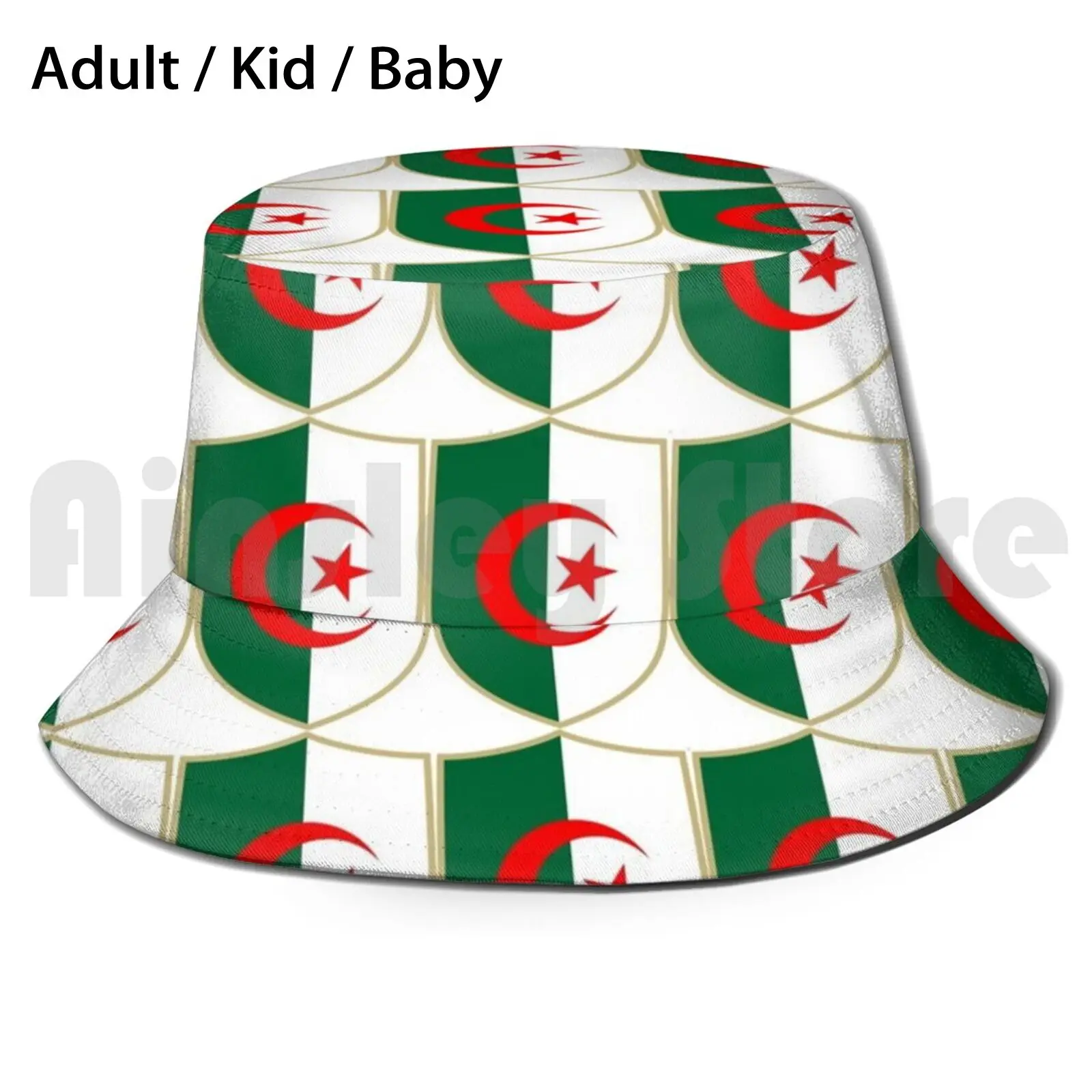 Autocollant drapeau alg rien chapeau de soleil pliable Protection UV Dz 