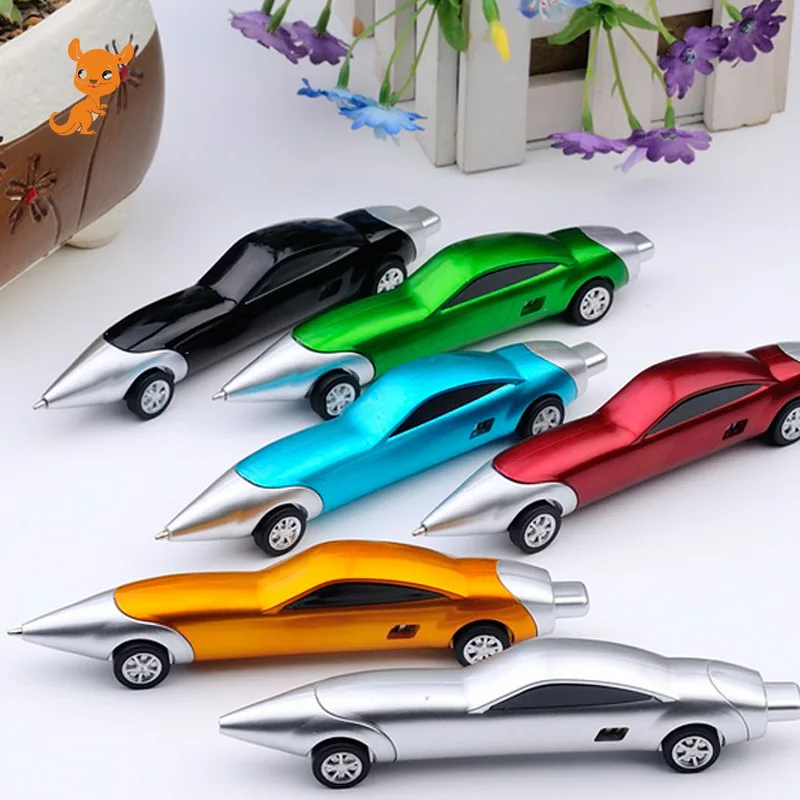 

1PC Funny Novelty Racing Car Design Ball Pens Portable Creative Ballpoint Pen Quality for Child Kids Toy J0263
