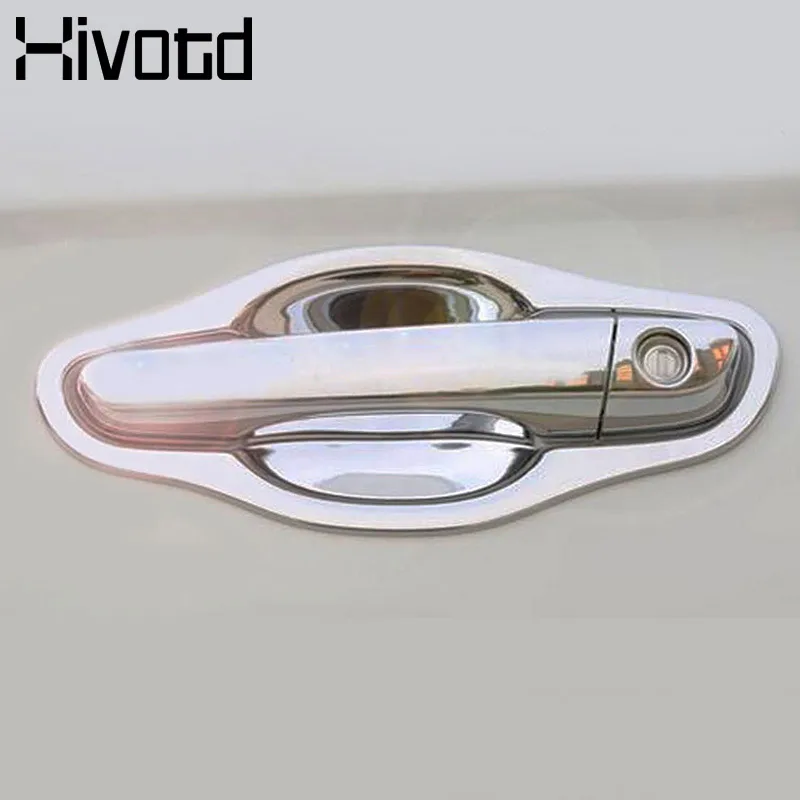 Hivotd для hyundai Creta ix25- хромированная стильная Автомобильная дверная ручка, дверная чаша, защитная крышка, внешняя отделка, аксессуары