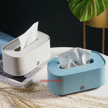 

Nordic Style Plastic Simple Tissue Box for Kitchen Home House Cover Napkin Holder Hotel Tissue Storage Box Holder Container
