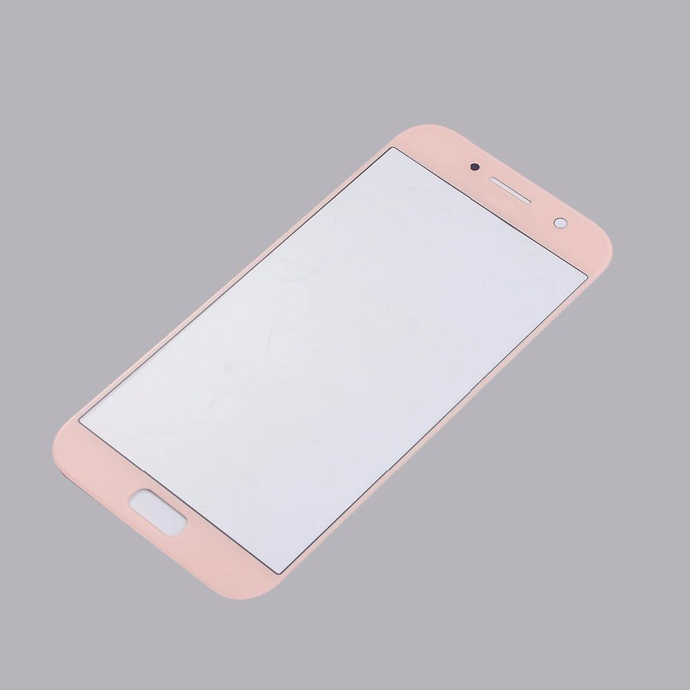 10 шт для передней панели Стекло Панель для Samsung Galaxy A3 A5 A7 A320 A520 A720 Сенсорный экран сенсорный ЖК-дисплей с цифровым преобразователем в Стикеры