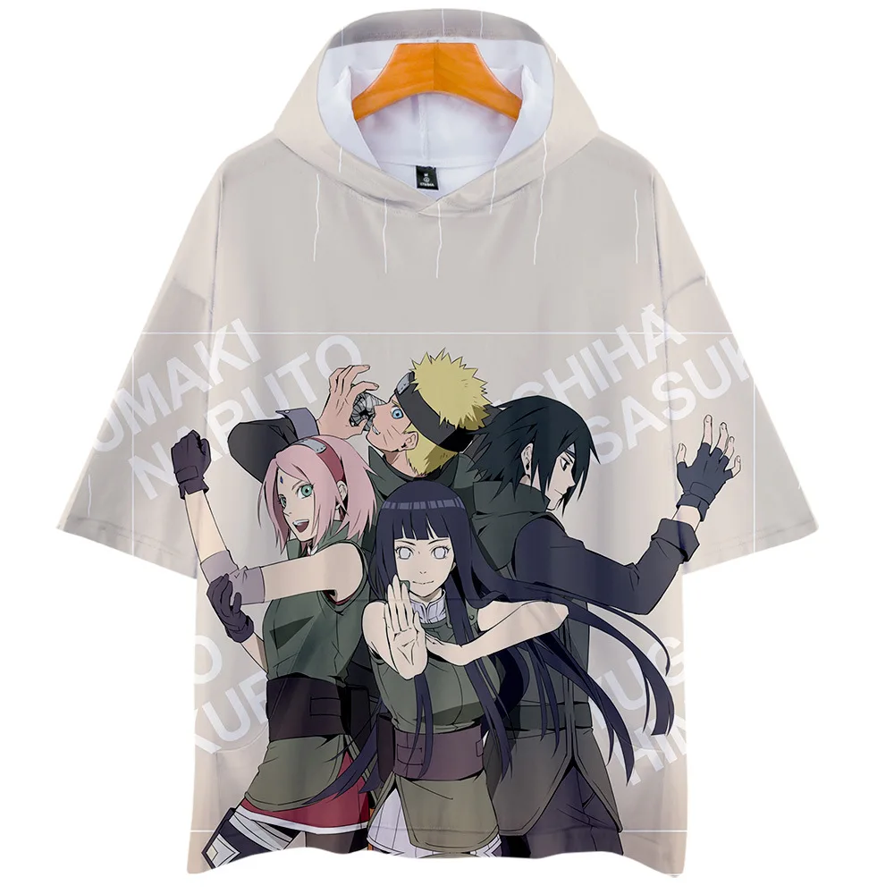 short sleeve hoodie anime