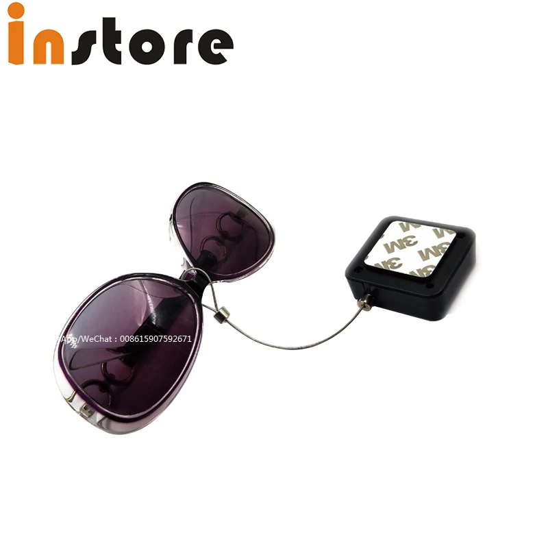 50 Pieces Mechanical Security Recoiler Anti Theft Cable Counter Top, Retractable Pull Box For Merchandise