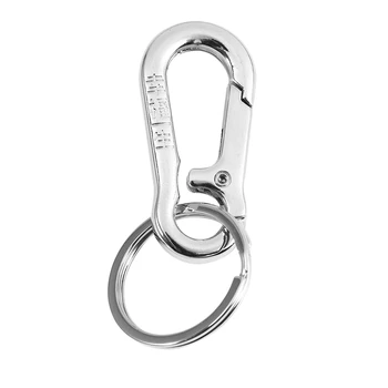 

Glossy Metal Lobster Clasp Single Ring Keyring Key Chain