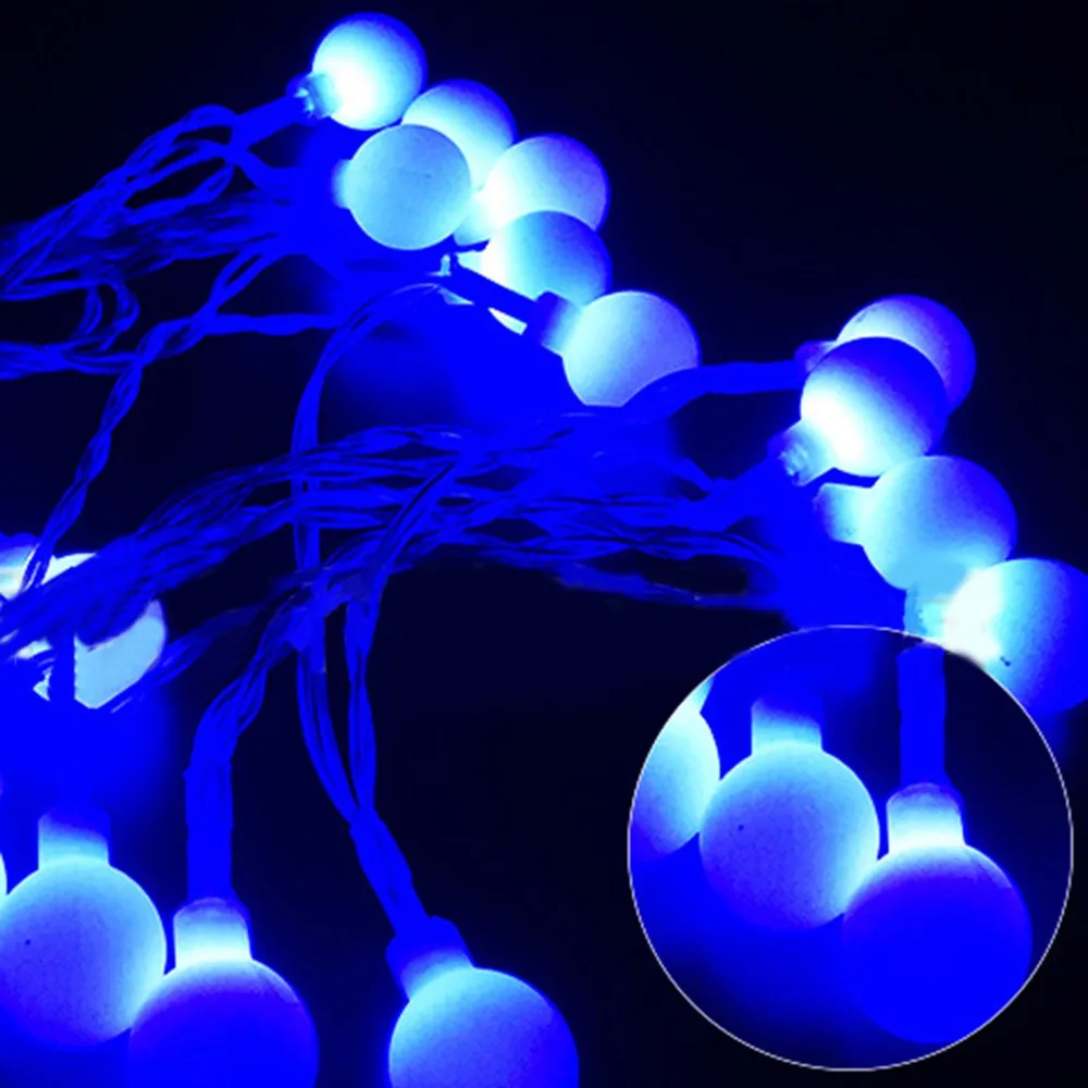 Скраб маленький круглый шар струнный светильник Красочный USB скраб шарик Ночной светильник DIY Рождественский светильник для спальни