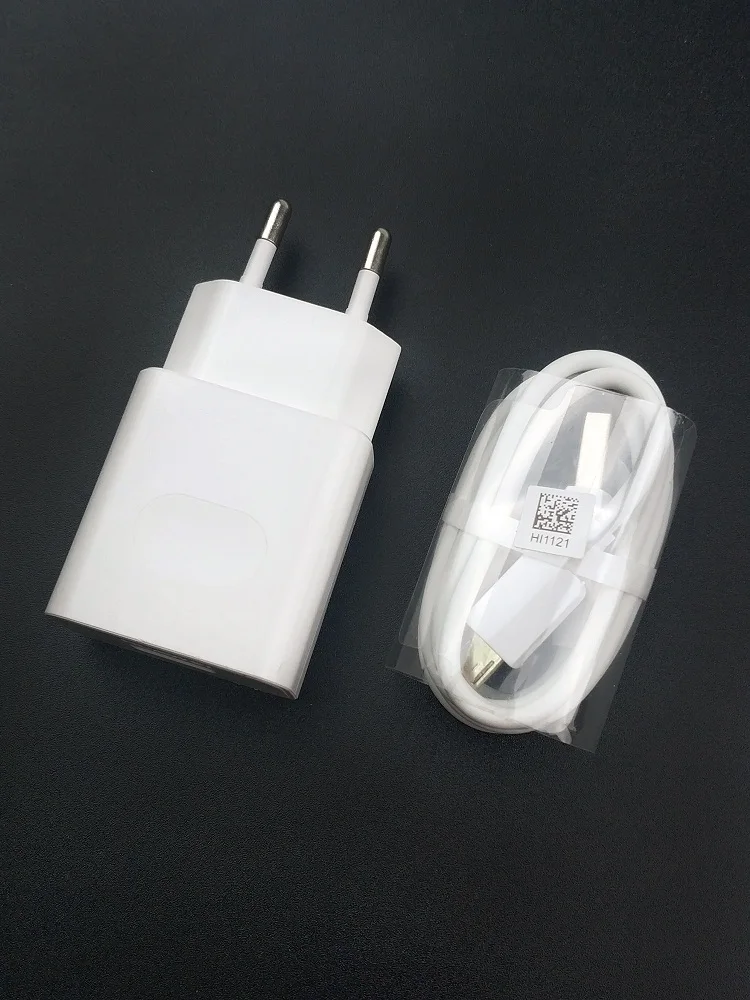 Huawei y6 2018 Зарядное устройство Usb микро кабель 5V = 2A EU настенный зарядный адаптер