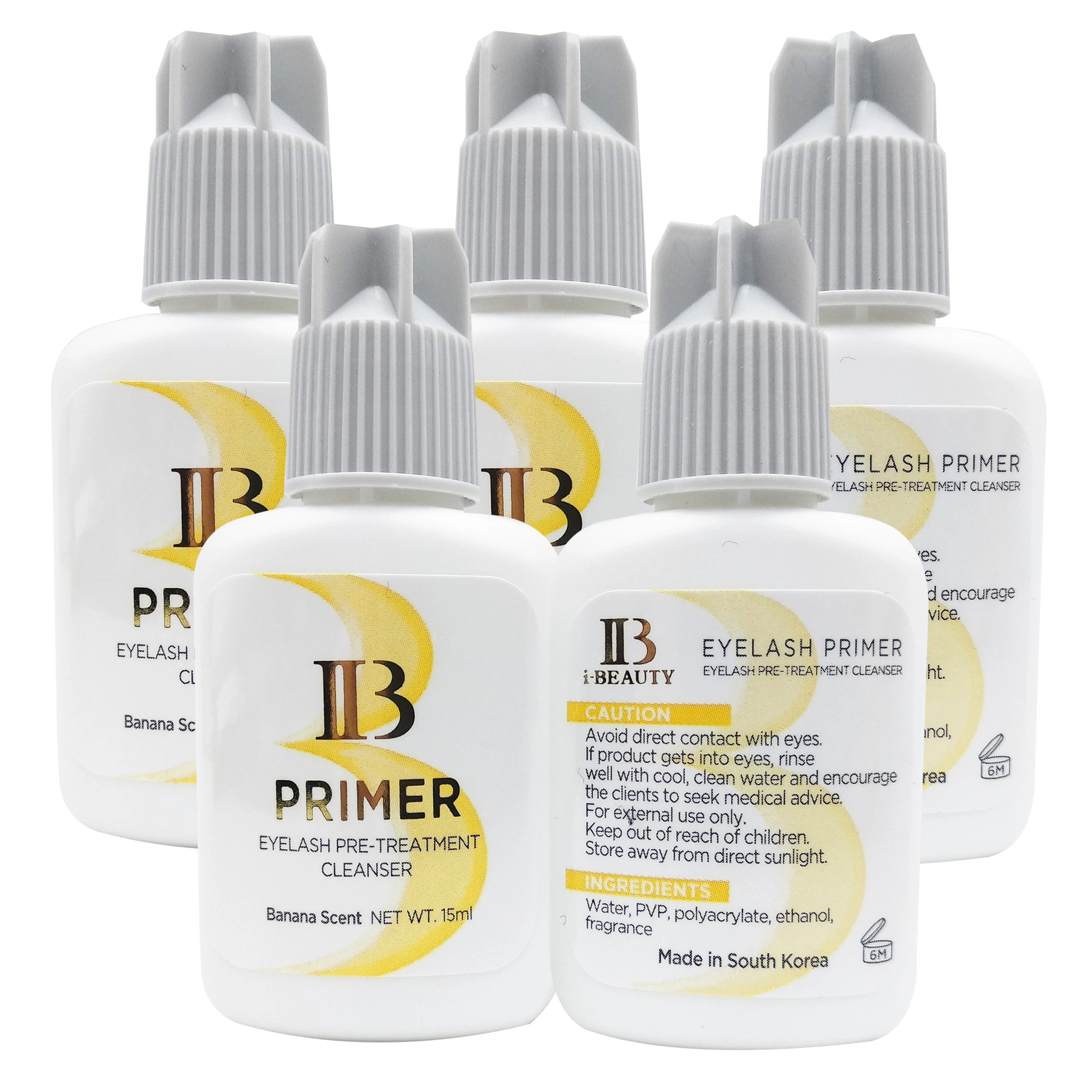 

1PC Eyelash Extension Glue Primer 15ml Clear IB I-beauty Fixing Agent For Individual Lash Application from Korea