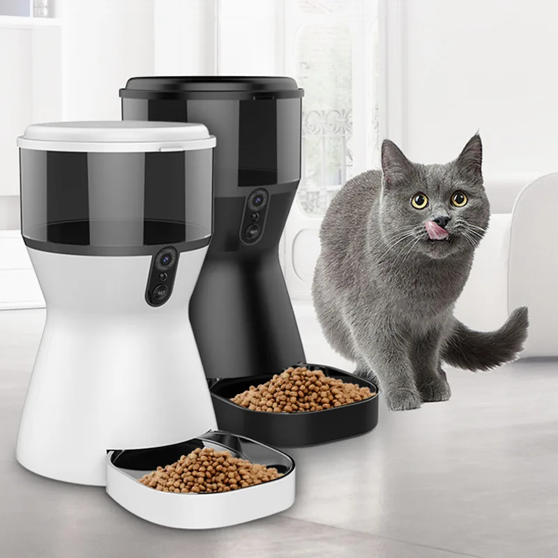 

Hot Sales Pet Feeder WiFi Version Video Version Mobile Phone Smart Monitor Timing Quantitative Automatic Feeder