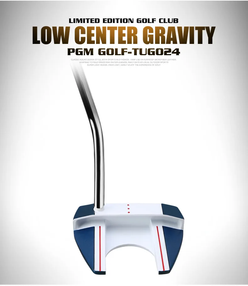 Профессиональная клюшка для гольфа, низкий центр гравитационного путера с линией зрения, большой захват