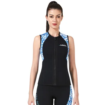 

DIVE&SAIL new surfing suit 3mm split warm wetsuit vest sleeveless snorkeling cold winter swimsuit