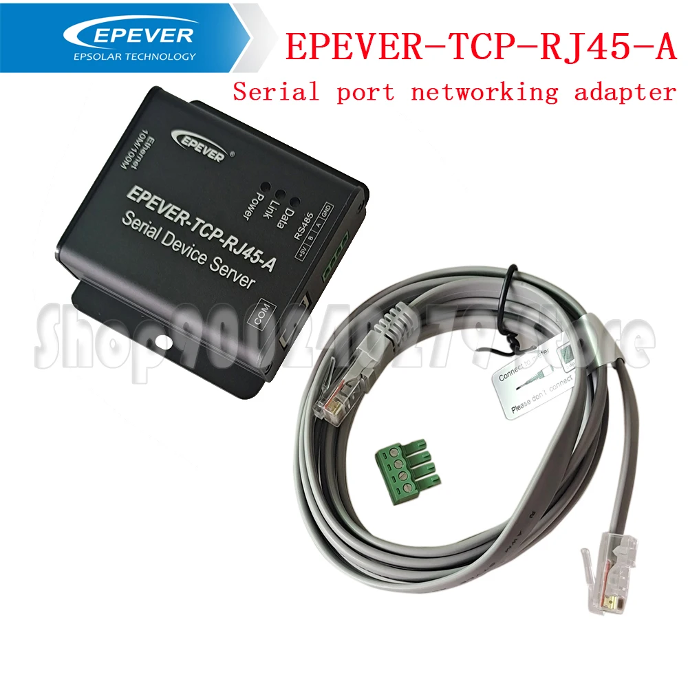 EPEVER-TCP-RJ45-A сетевой адаптер с последовательным портом высокая совместимость без