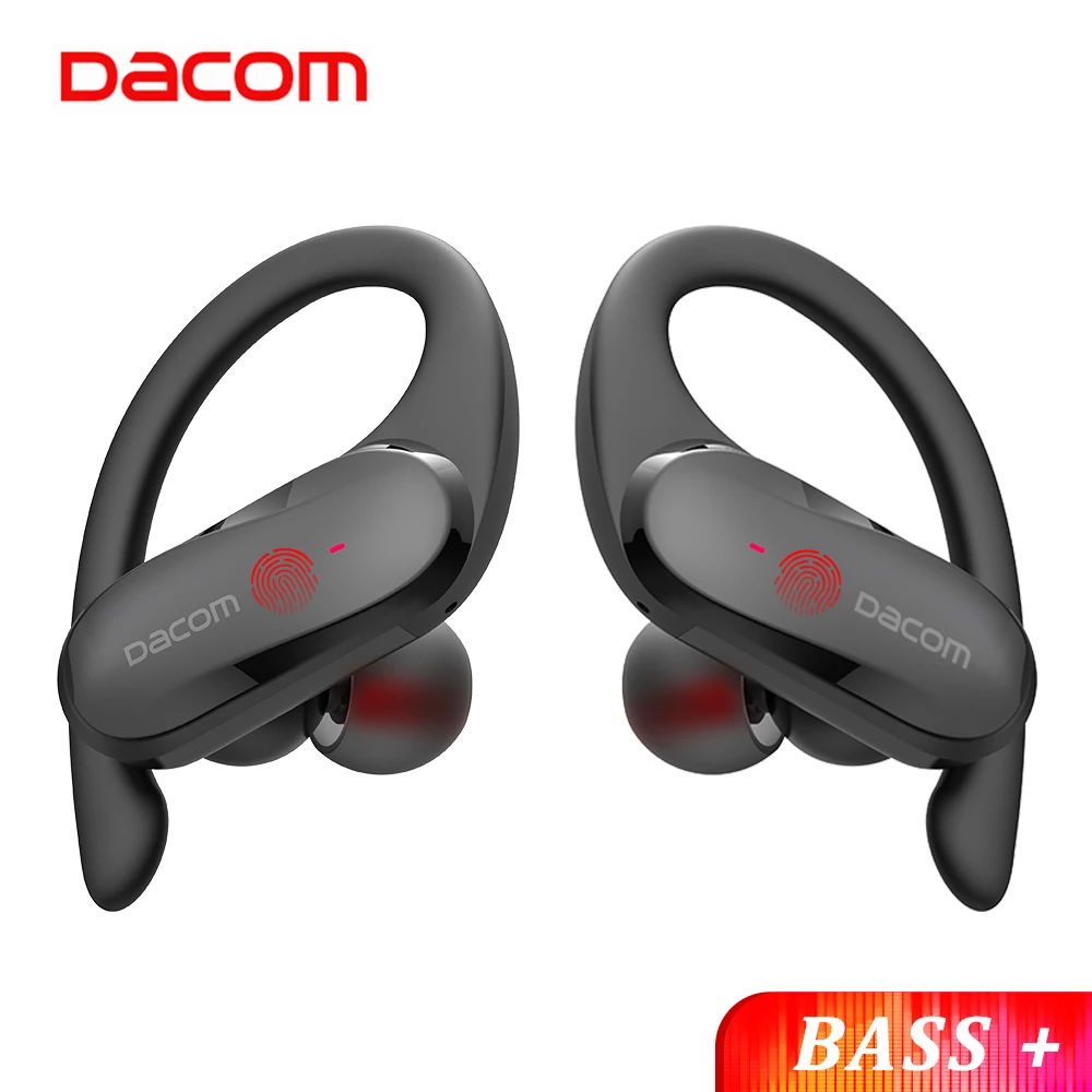 NewDACOM ATHLES TWS True Wireless Bluetooth Headset Binaural Sports Running Hanging Ear Type Suitable For Android iOS Waterproof