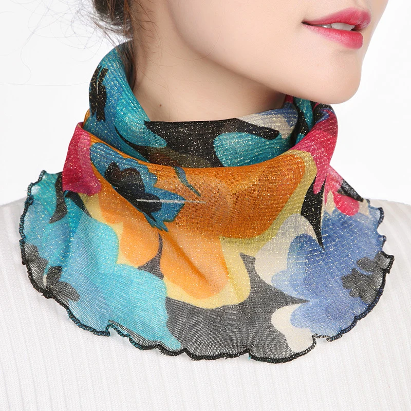 36900-67f9bf.jpg Spring Summer Chiffon Neck Collar Scarf Women Head Thin Sunscreen Variety Small Silk Anti UV Scarf Spring Summer Chiffon Neck Collar Scarf Women Head Thin Sunscreen Variety Small Silk Anti-UV Scarf Mask Multi-Function Scarf Mallzona