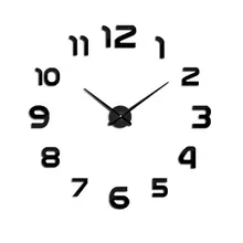 Современные большие настенные часы DIY 3D кварцевые часы декоративные часы для гостиной, кухни, спальни, офиса, Безрамное украшение для дома