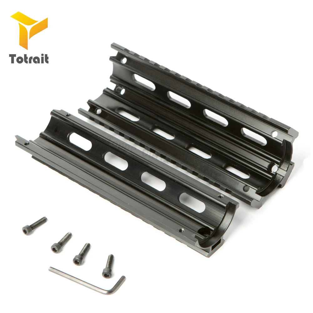 TOtrait 6,7 дюймов AR15 M4 Carbine Handguard RIS Drop-in Quad Rail Mount Tactical Free Float страйкбол AR-15 ружье аксессуары