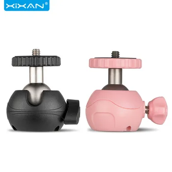 

ripod Ball Head 1/4" Screw For Tripod Holder Universal Phone SLR Micro Single Camera 360° Rotation Ballhead Bracket Accessories