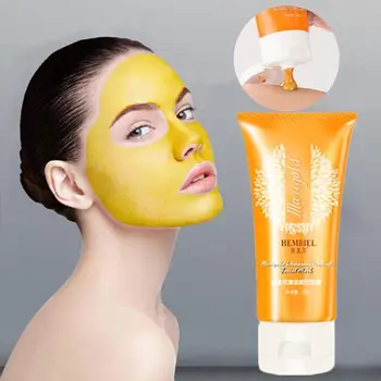 

60ml Peel off Mask Blackhead Remover Gold Nose Face Shrink Treatment Acne Mud Pore Peeling Mask Face Cleaning Strips E8B9