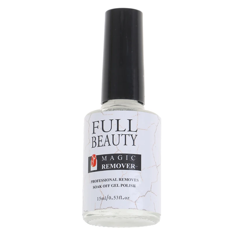 15ml Nail Polish Burst Magic Nail Polish Remover 2min Fast Soak Off Sticky UV Nail Gel Polish Degreaser Cleaner