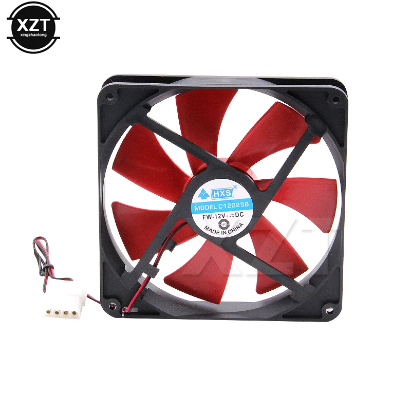 

High Quality Computer Case Fan CPU Cooler Cooling Fan silent quiet 140mm DC 12V 4D plug computer cooling fan heatsink 14cm