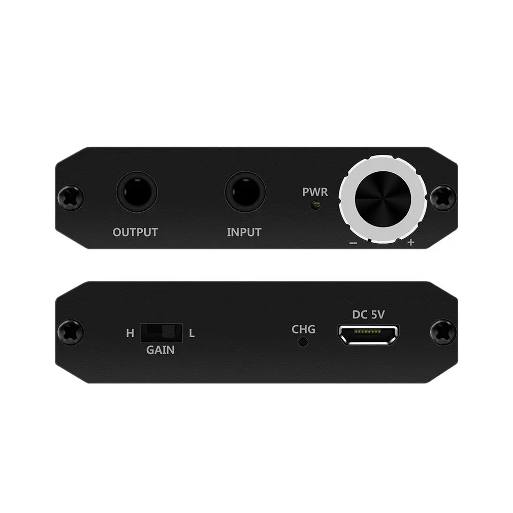 Усилитель для наушников портативный 3,5 мм аудио Rechargeble HiFi наушники усилитель для наушников идеально подходит для MP3 MP4 телефонов компьютеров