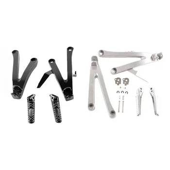 

2pcs Rear Passenger Foot Pegs Footrest Bracket For Honda CBR600RR F5 2007 2008 2009 2010 2011 Motorcycle Parts