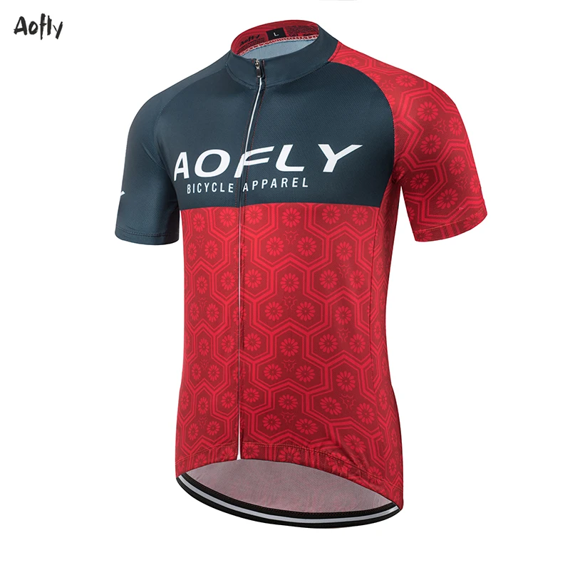 Aofly, новинка, профессиональная велосипедная команда, короткий рукав, Майо, Ciclismo, мужская, разнообразие, для велоспорта, Джерси, летняя, дышащая, одежда для велоспорта - Цвет: 044