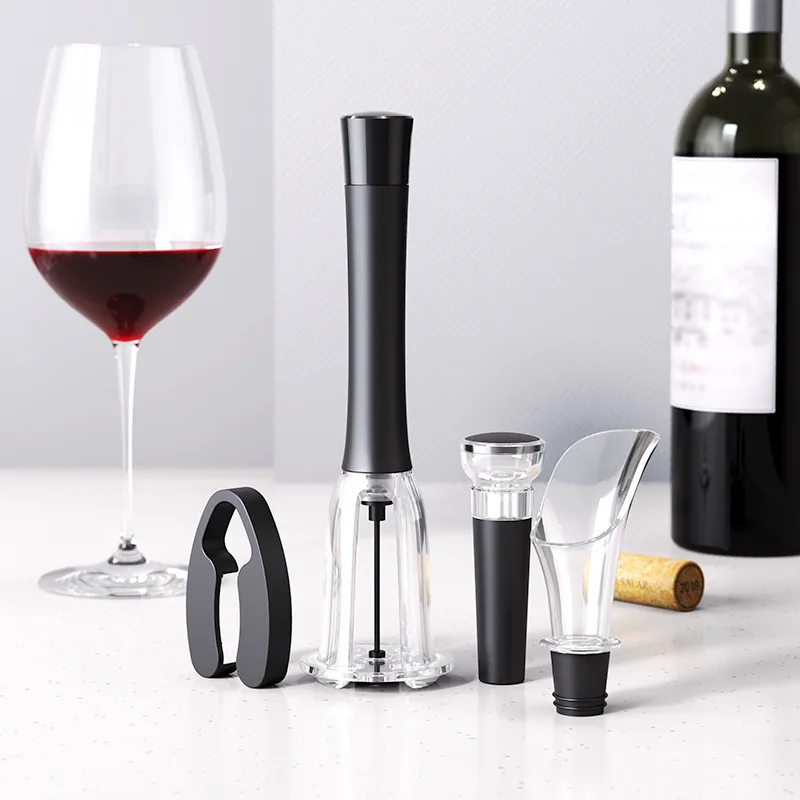 QD Air Pump Wine Bottle Opener Air Pressure Vacuum Red Wine Stopper