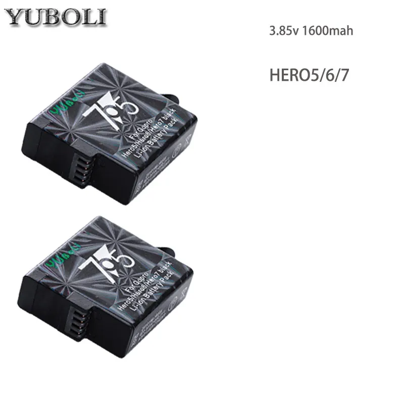 Аккумулятор 4x bateria hero 7 hero 5 hero 8+ зарядное устройство USB с двумя портами для GoPro Go pro hero 5 6 8 hero 6 hero 7 аксессуары для камеры 1600 мАч