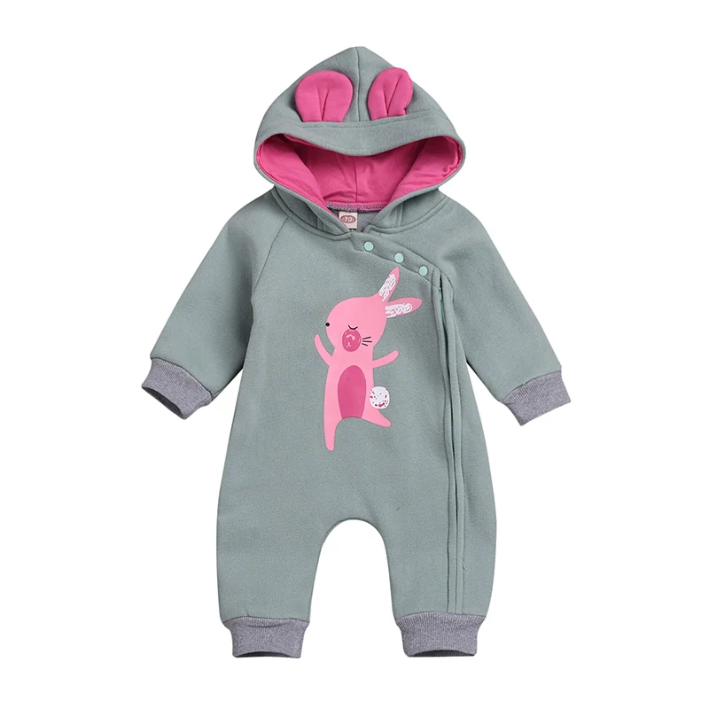 

Autumn newborn Rompers baby clothes Girl Boy clothes Rabbit Letter Sweatshirt Tops Pullover Winter baby costumes