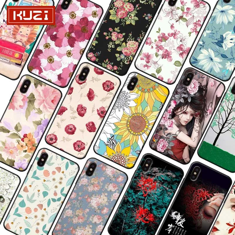 Чехол для телефона iPhone 11 Pro Max 2019 Мягкий силиконовый чехол красивые цветы семена
