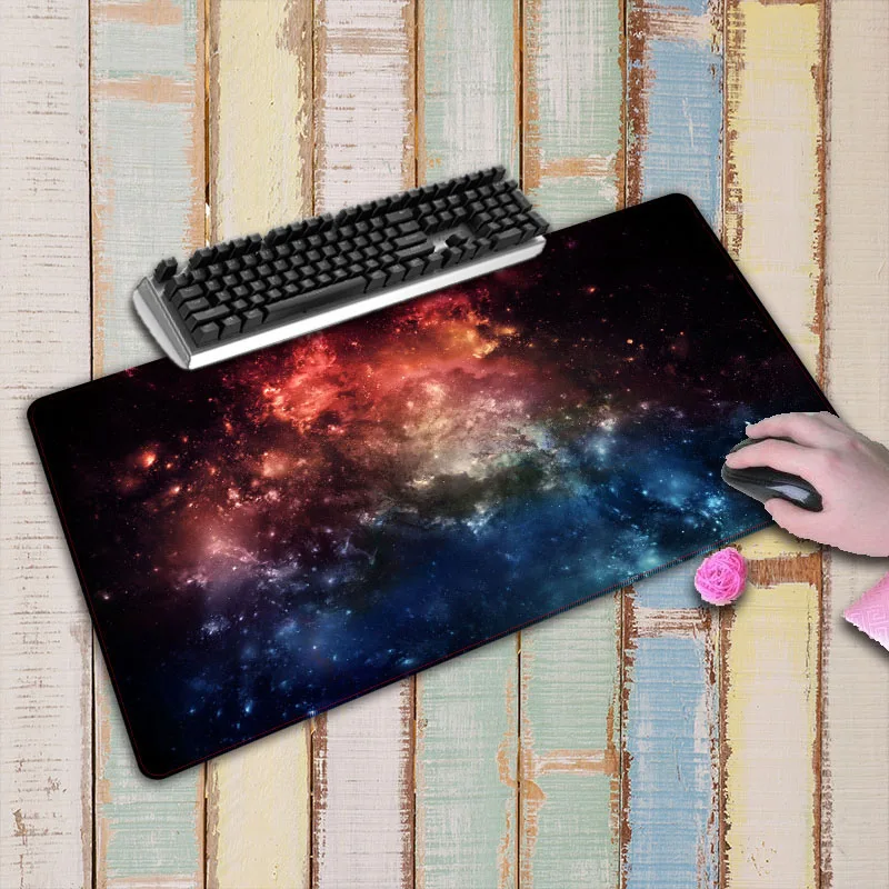  Space Large Size mousepad Gaming mouse pad Plain Extended Waterproof Anti-slip Natural Rubber Desk 