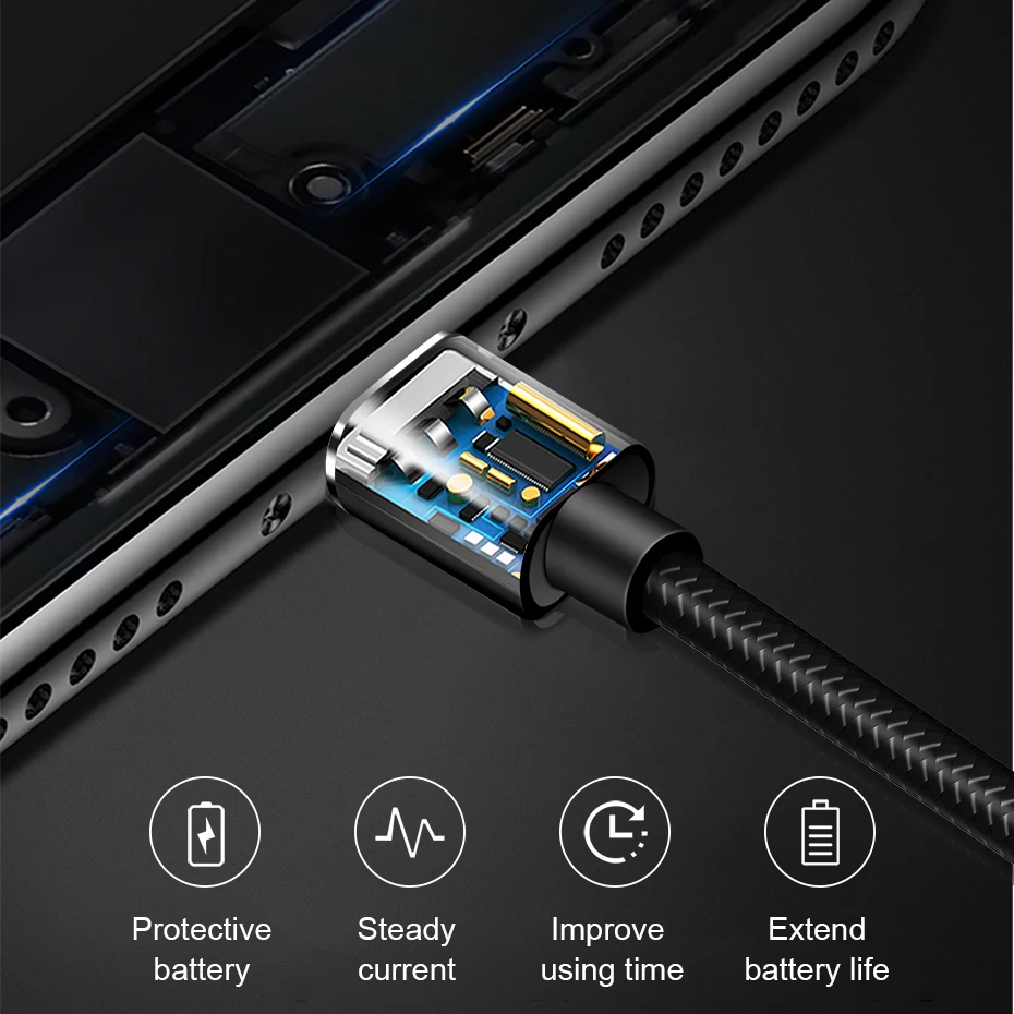 Магнитный кабель Micro usb type-C для samsung, Магнитный зарядный кабель Micro USB для iphone, кабели для зарядки мобильных телефонов