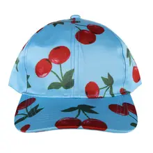 Регулируемая Кепка для бега в стиле хип-хоп, хлопковая кепка с принтом вишни, Кепка для пешего туризма, Кепка для мужчин и женщин