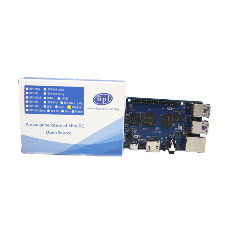 ٳ PI BPI-M5 Amlogic S905X3  ھ ARM Mali G31 4GB LPDDR4 RAM 16GB eMMC ÷ ,    ̱ 