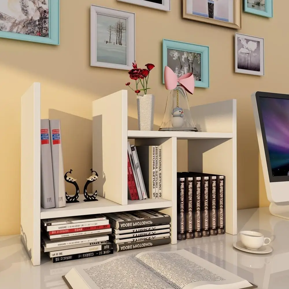 

. Baking Varnish Bookshelf Simplicity Table Small Bookcase Students CHILDREN'S Room Bay Window Storage Shelf Desktop Windowsill