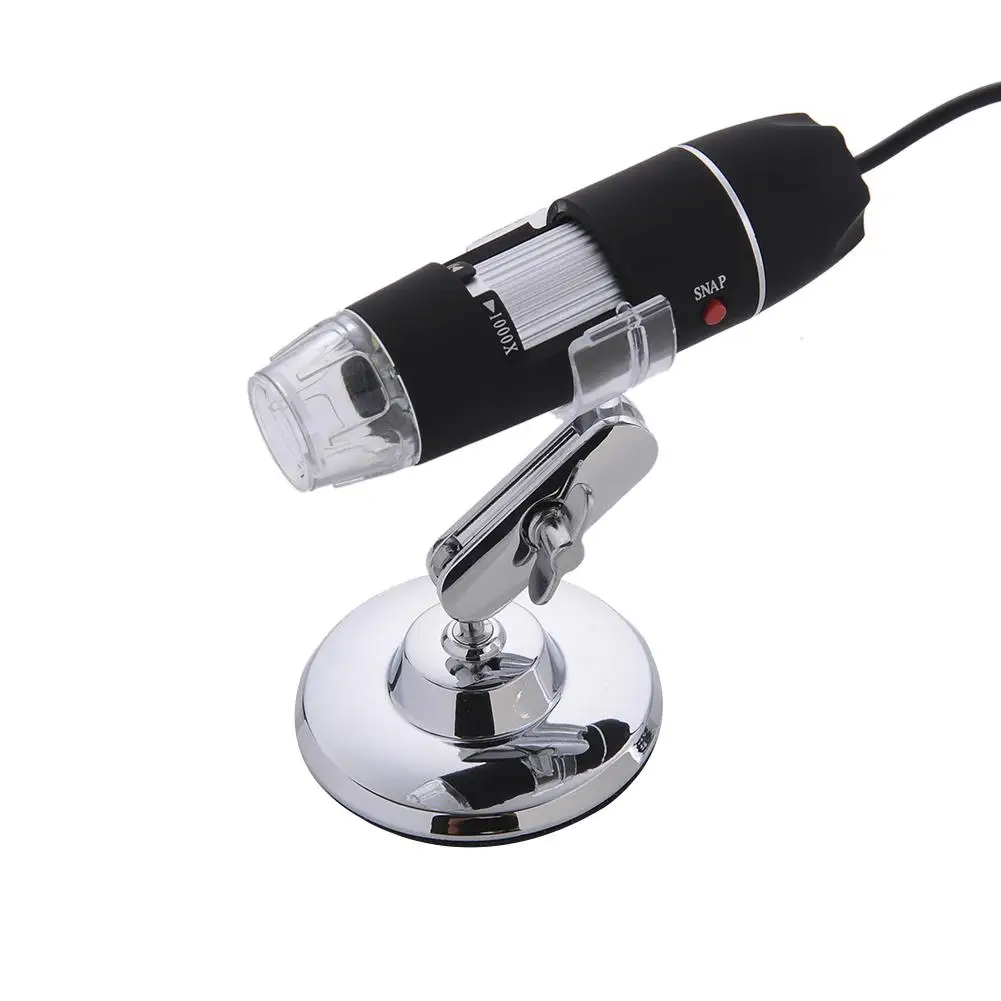 

500X 1000X 8 LED Digital Microscope USB Handheld Portable Microscopio Magnifier Electronic USB Endoscope Camera With Bracket