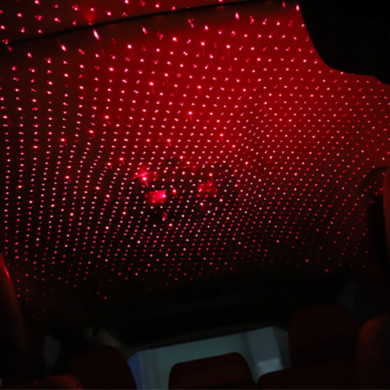 Автомобильный USB светодиодный атмосферный светильник в виде звезды, DJ RGB, Красочный музыкальный звуковой светильник, Рождественский декоративный светильник для интерьера