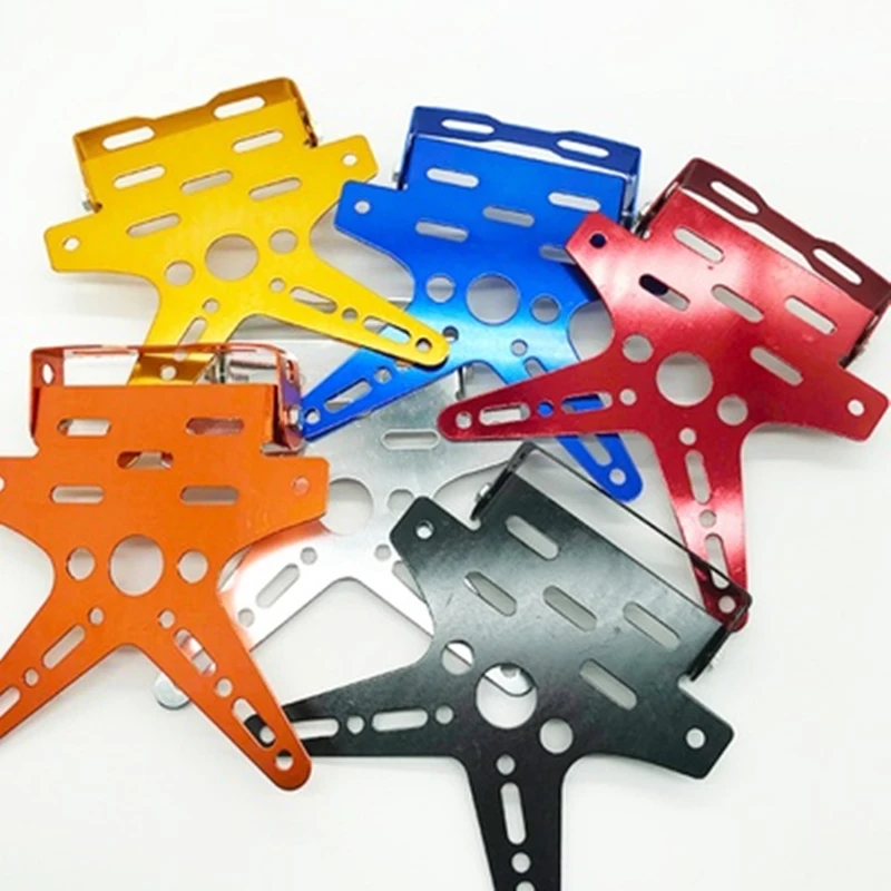 Motorcycle License Plate Rack Universal Electroplating CNC Aluminum Alloy Adjustable Motorcycle License Plate Frame Number Cover license plate holder motorcycle license plate holder motorcycle license plate