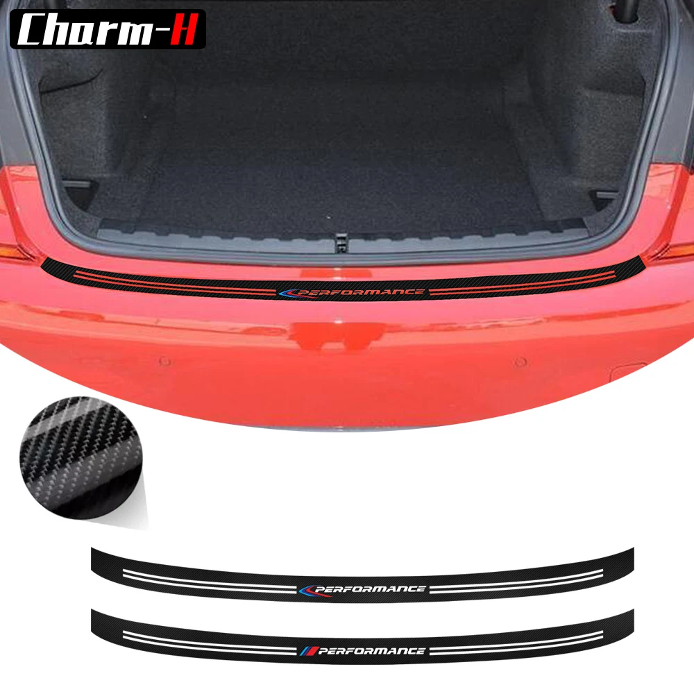 

5D Carbon fiber Vinyl power performance M car rear bumper decal sticker for bmw g20 new 3 series 2019-present accessories